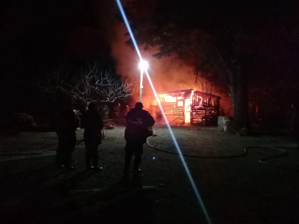 Incendio destruyó el galpón de una capilla