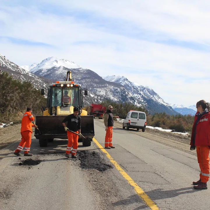 Ruta 40: postergan el bacheo en caliente entre El Bolsón y Bariloche