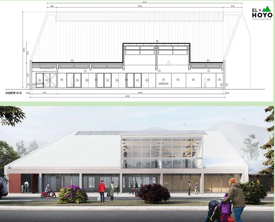 Construirán un nuevo Gimnasio Municipal en El Hoyo tras el derrumbe del anterior edificio