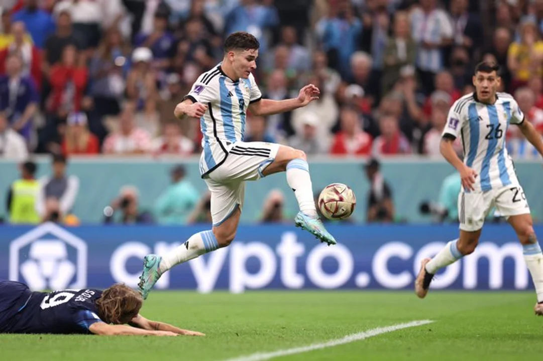 Julián Álvarez, el goleador de la semifinal: "Vamos por más"
