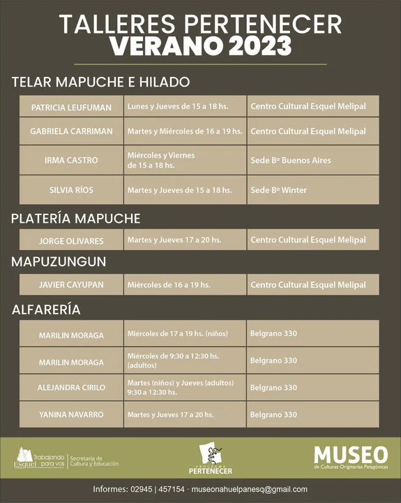 Abrieron las inscripciones para los talleres de verano del Programa Pertenecer
