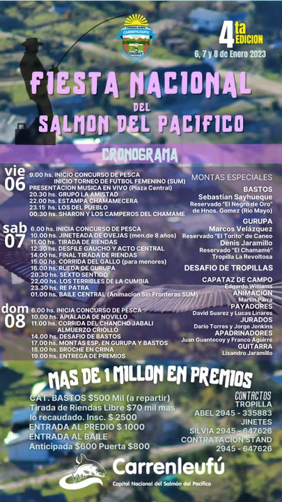 La Fiesta Nacional del Salmón del Pacífico ya tiene fecha