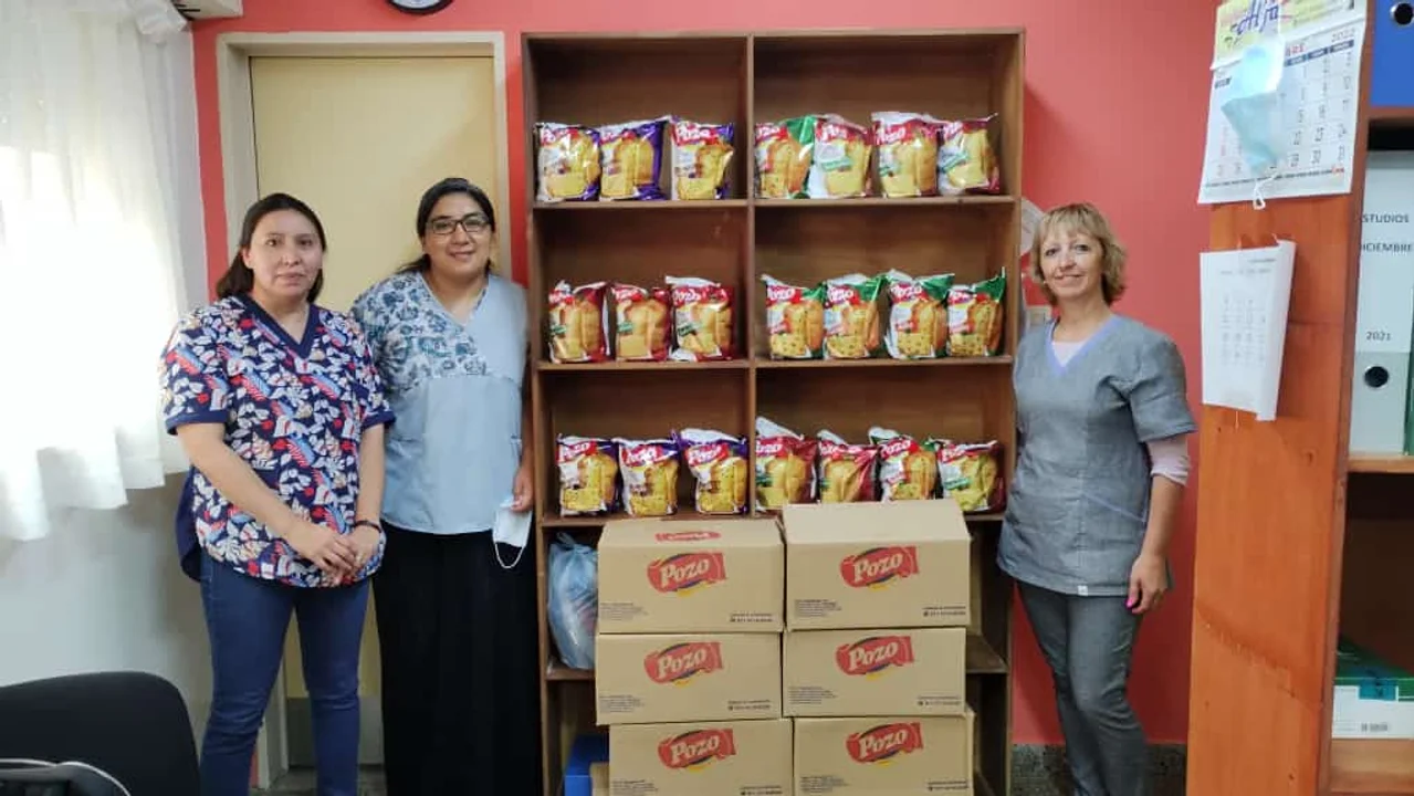 El Servicio Social del Hospital Zonal Esquel y un dulce regalo por las fiestas
