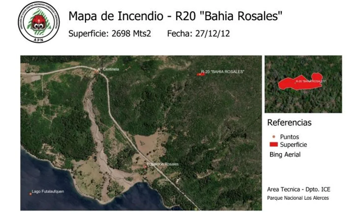 El incendio en la zona de Bahía Rosales está controlado