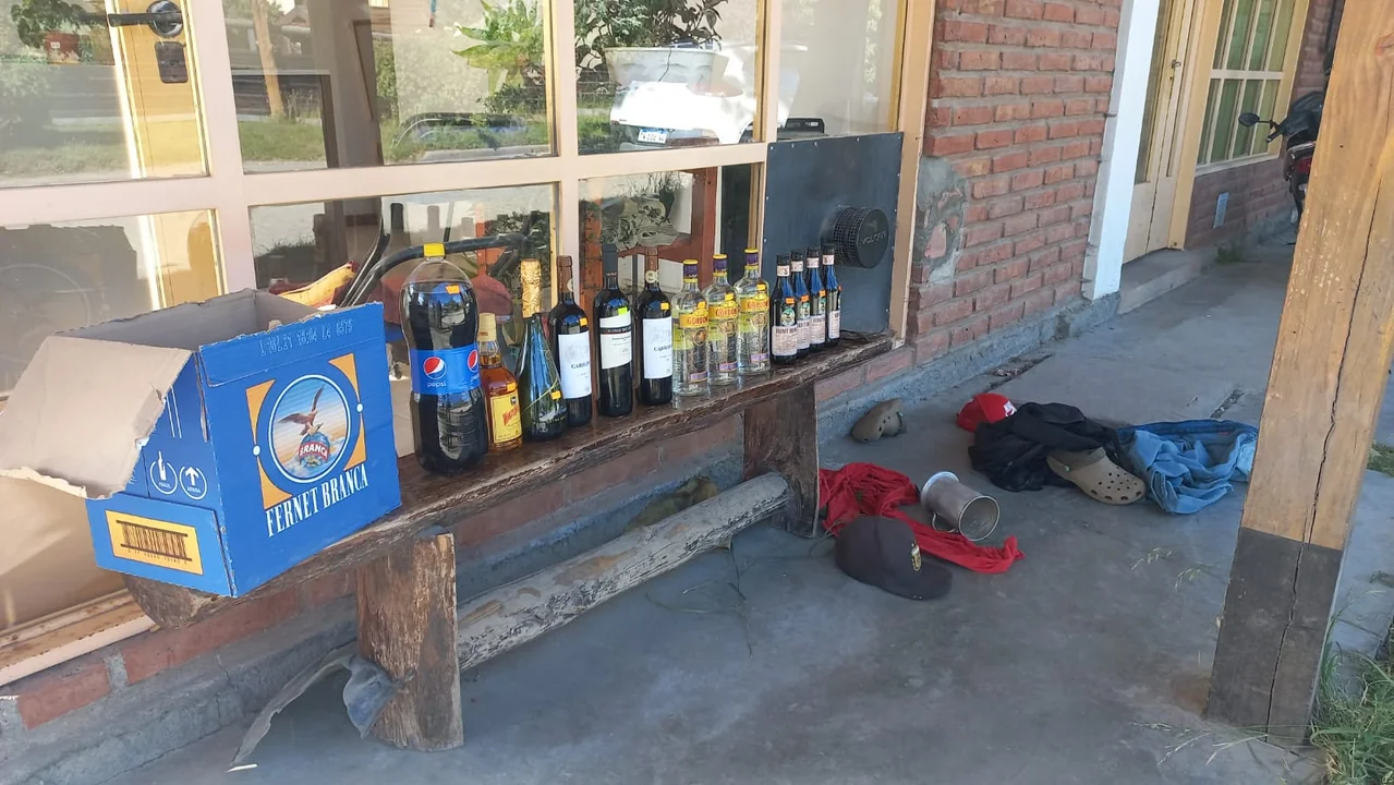 Hurto: Se llevaban la mochila lista para el brindis pero los detuvieron