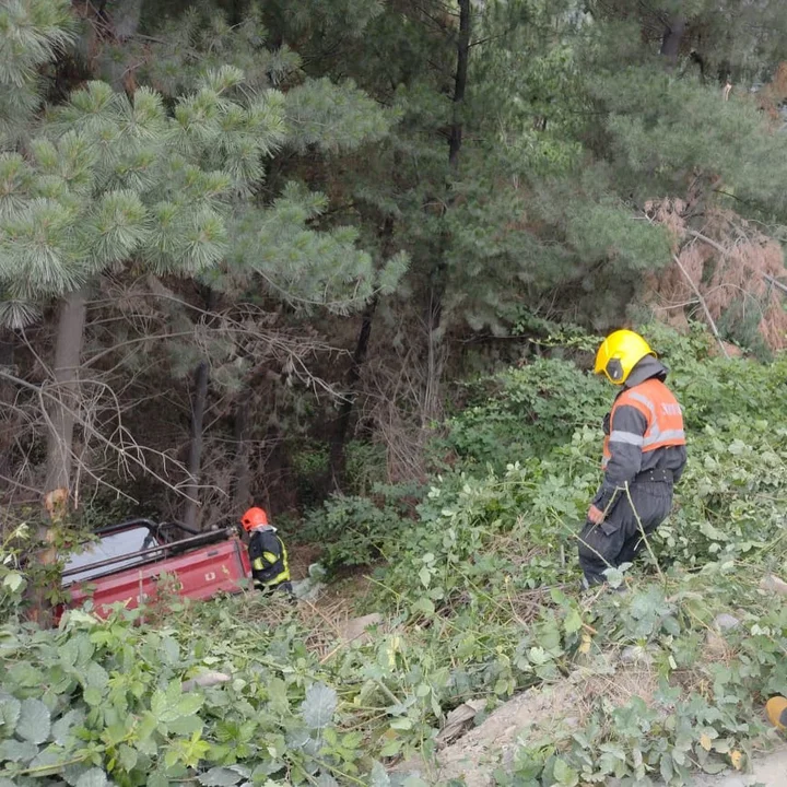 Se produjeron dos despistes casi simultáneos en la zona de Puerto Patriada