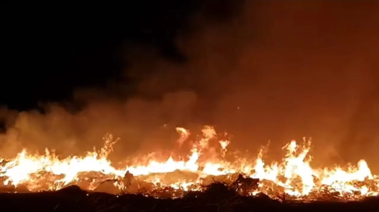 Alarma por incendio en el Basural Municipal de Trevelin