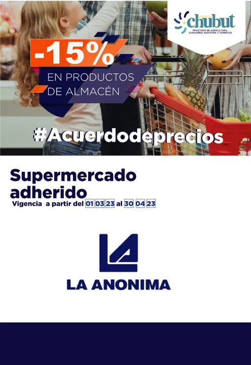 Descuento del 15% en supermercados de Chubut: quiénes pueden acceder 