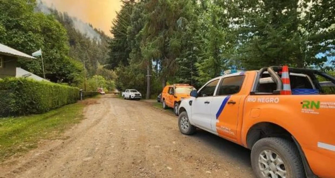 Detuvieron a una persona sospechada por el incendio en El Bolsón