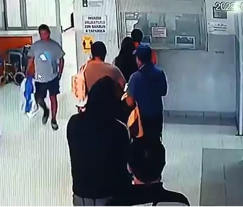 Robó en un hospital de Chubut y quedó filmado en las cámaras de seguridad