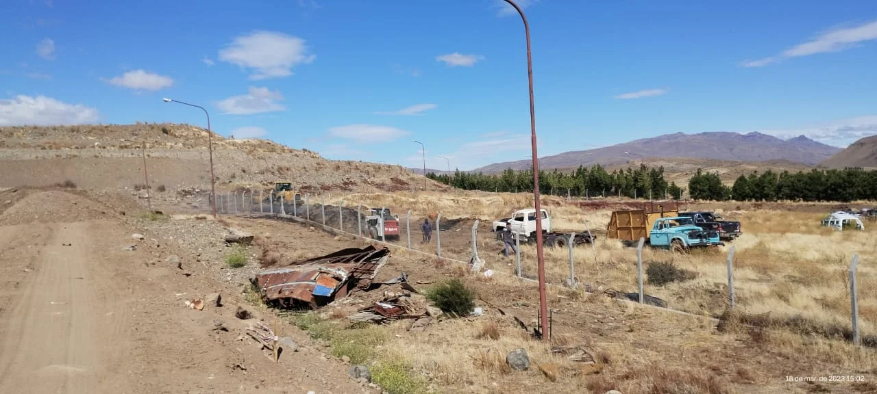 Alerta por un incendio de pastizales cerca de la Planta de Residuos