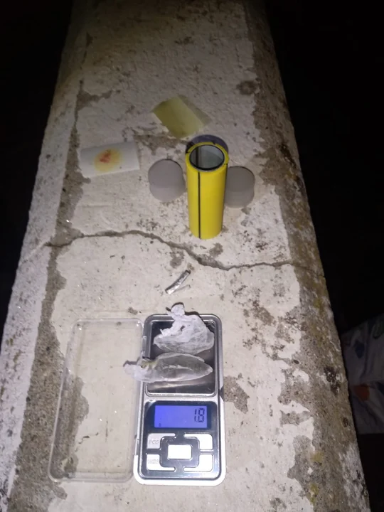 Llevaba marihuana dentro de un caño de gas y lo descubrieron