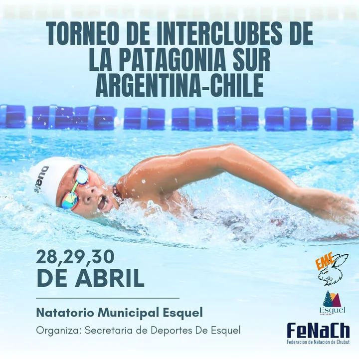 Más de 500 nadadores participarán del Torneo Patagónico Binacional en Esquel