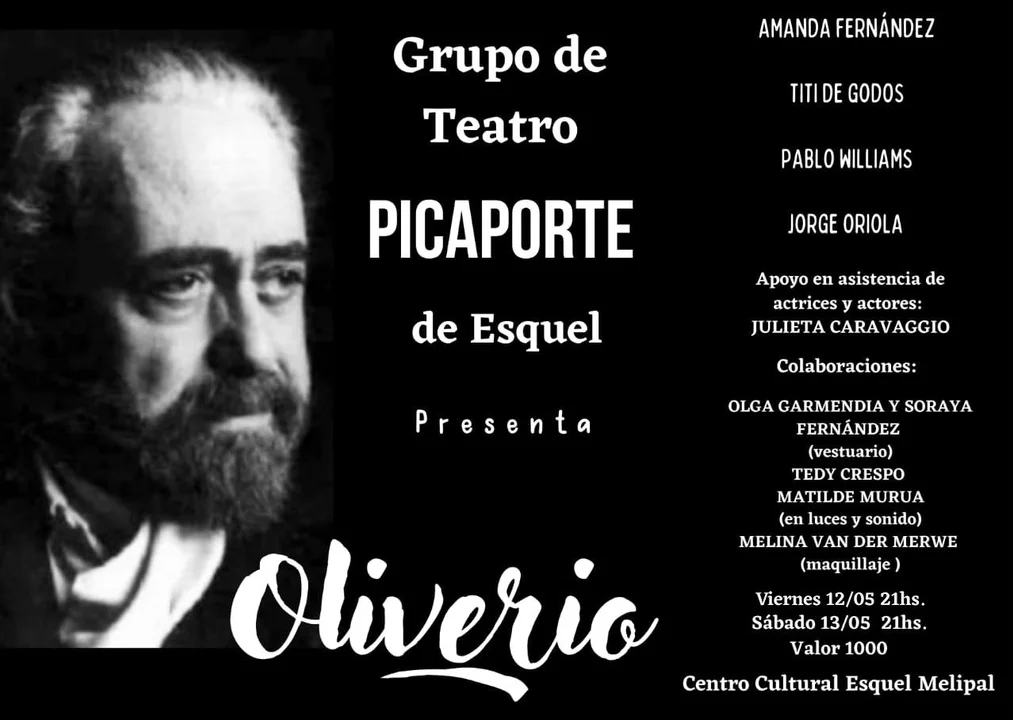 El Grupo de Teatro Picaporte presentará "Oliverio" en el Melipal