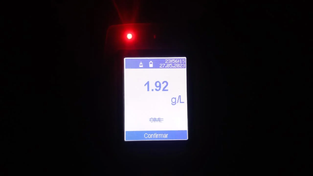 La Policía interceptó a un conductor "pasado de copas" en Esquel