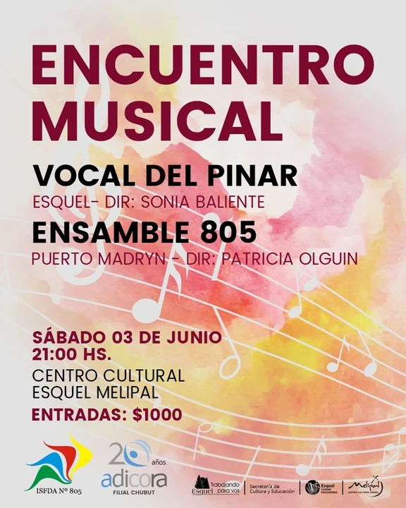Vocal del Pinar y Ensamble 805 juntos en un gran evento musical en el Melipal