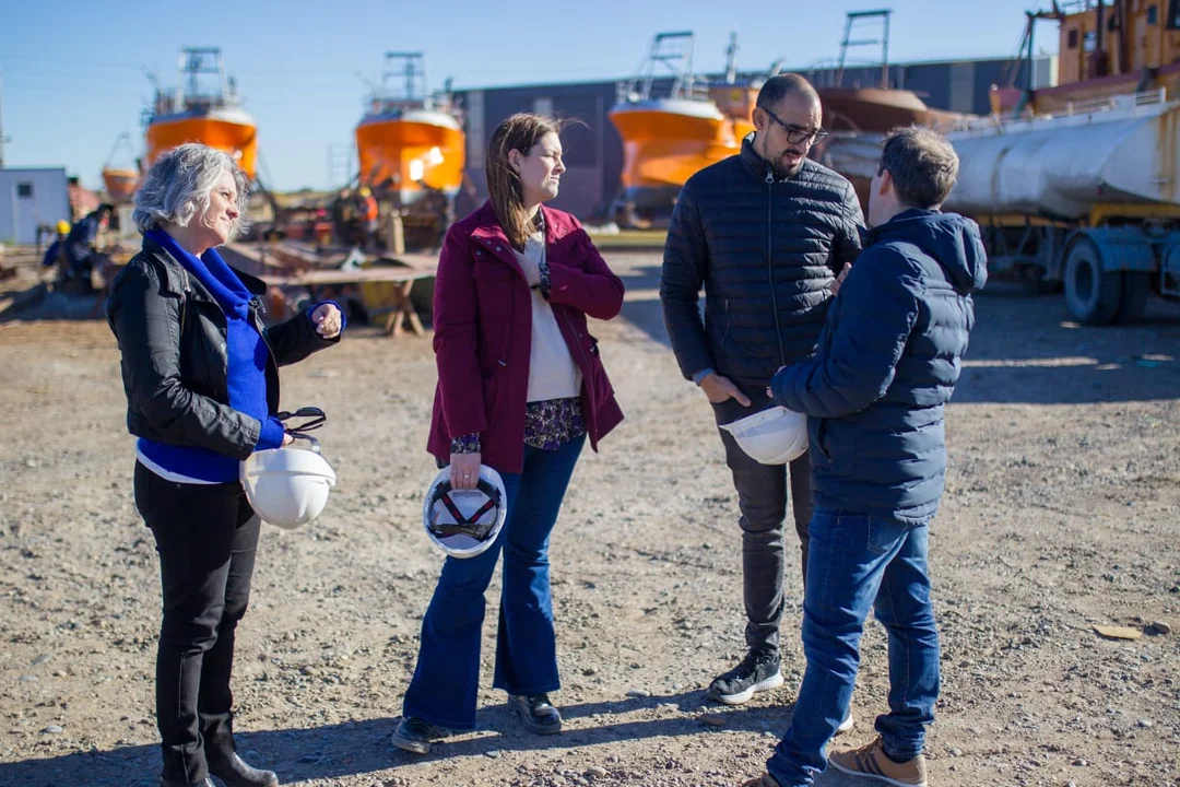 Luque: “Junto a Paula Morale vamos a potenciar el crecimiento de la industria pesquera de Rawson”