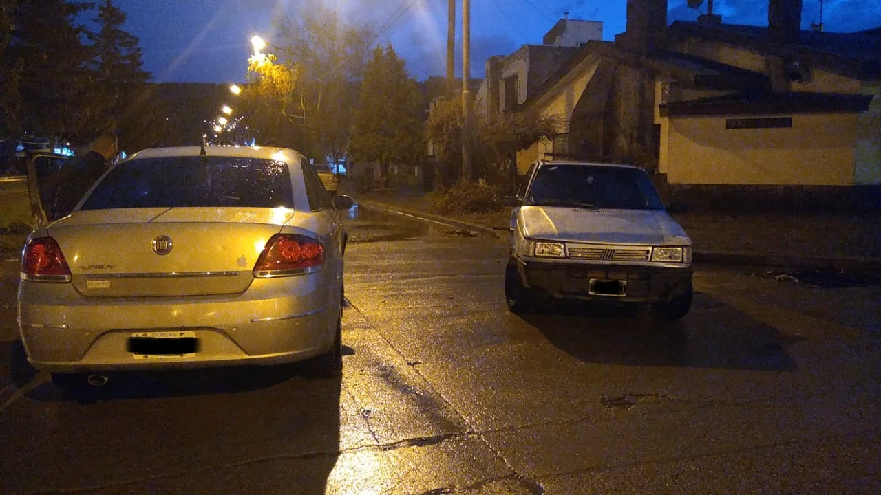 Choque en Fontana y Almafuerte dejó a un conductor lesionado