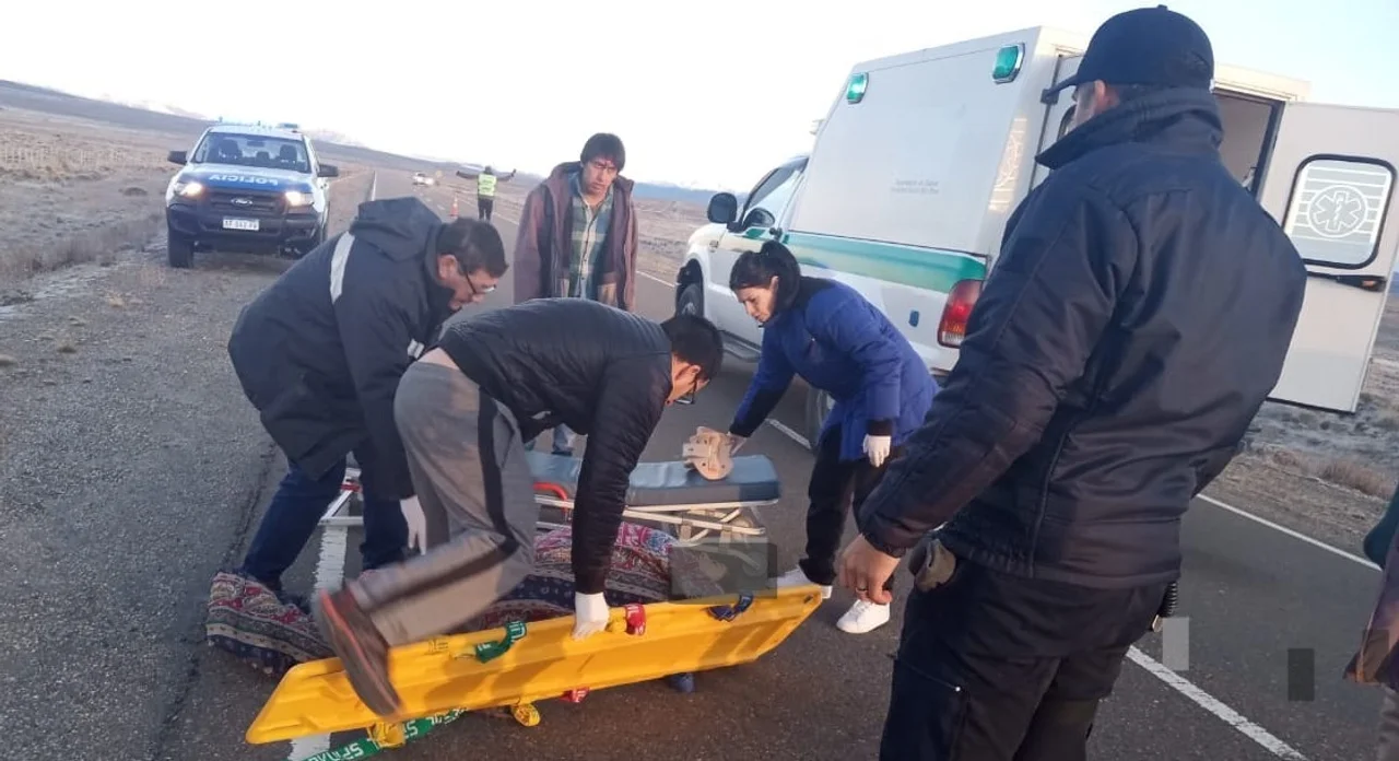 Lesiones en accidente vehicular en Gobernador Costa