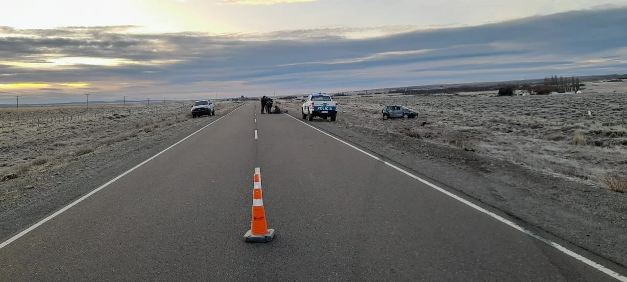 Una mujer resultó con lesiones en un accidente en la zona de Río Pico