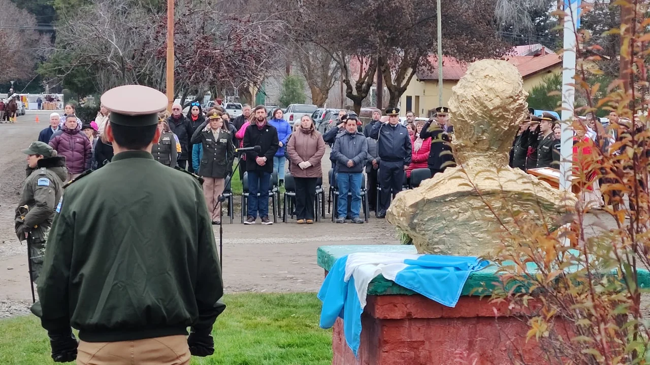 Ingram encabezó en Trevelin el acto homenaje a Martin Miguel de Güemes