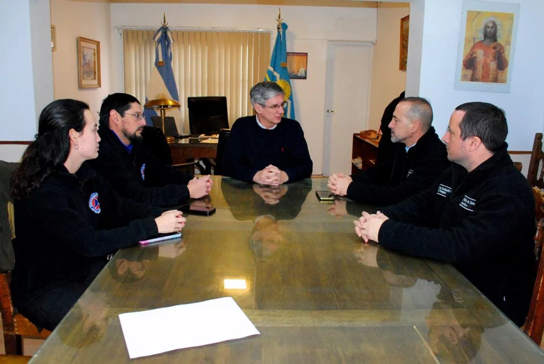 La Municipalidad presentó a Nación el trabajo organizado ante situaciones de emergencia