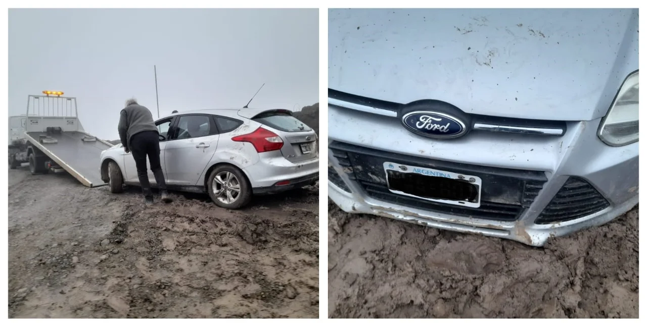 Circulaba ebrio en Trevelin y terminó con el auto encajado