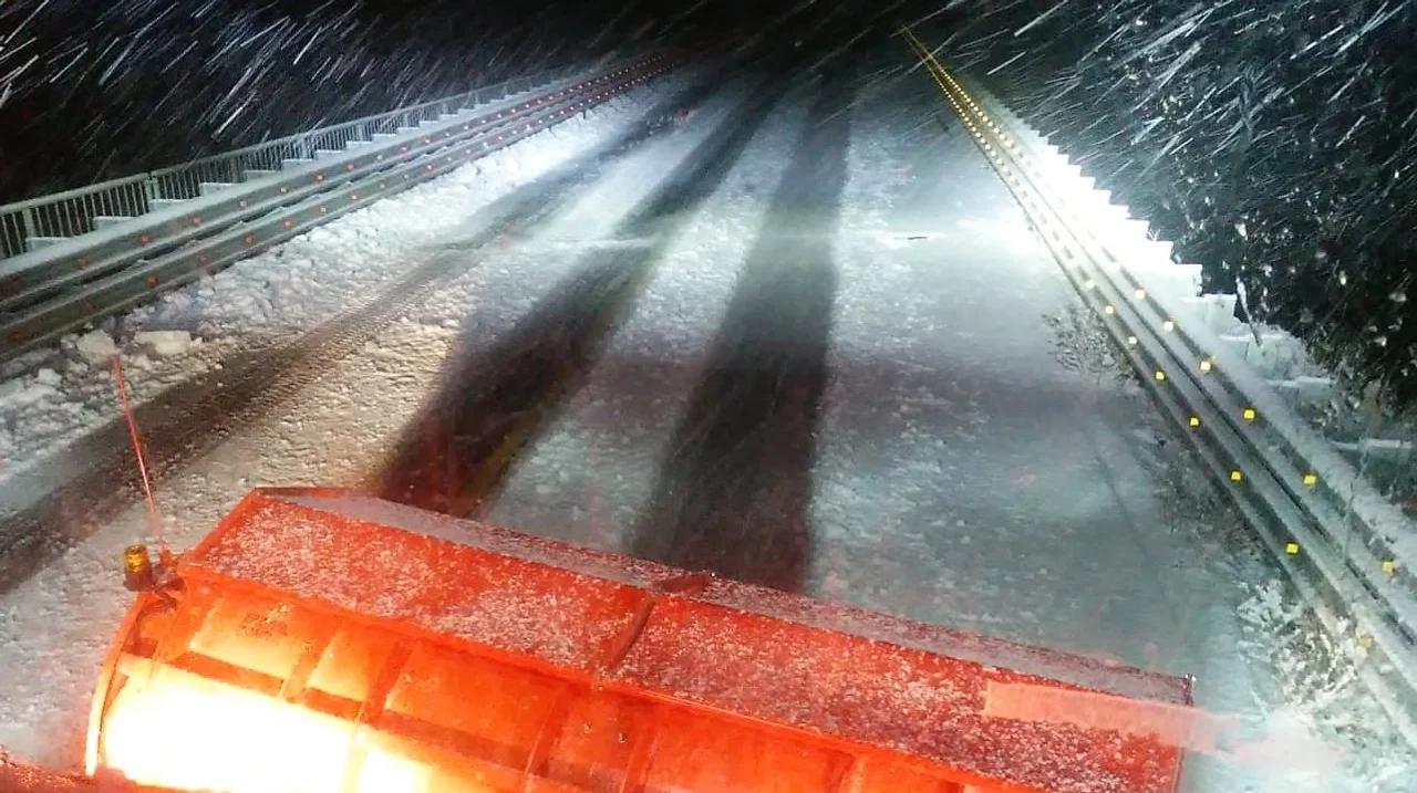 Rutas afectadas por lluvia y nieve en la cordillera de Chubut: consultá el parte completo