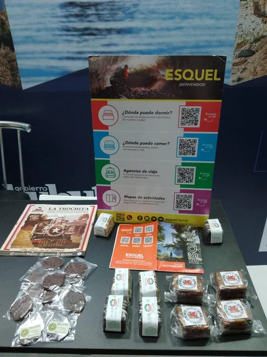 Esquel promocionó la temporada de invierno en la Feria “Caminos y sabores”