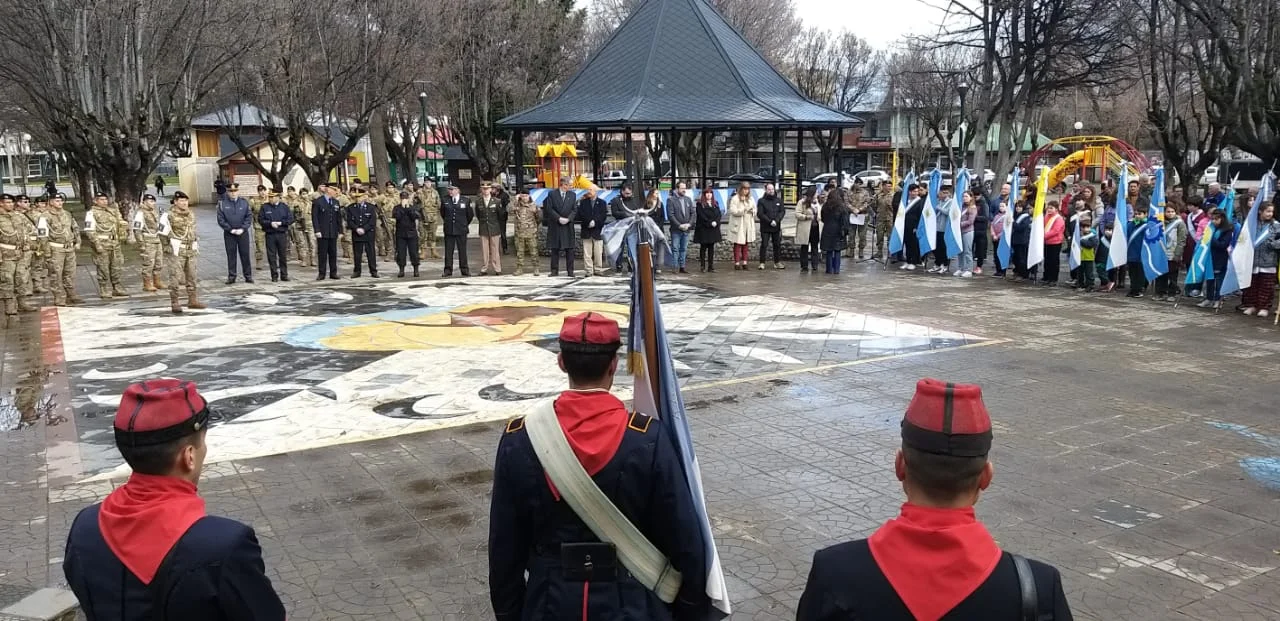 Esquel rindió homenaje al General San Martín en un nuevo aniversario de su muerte