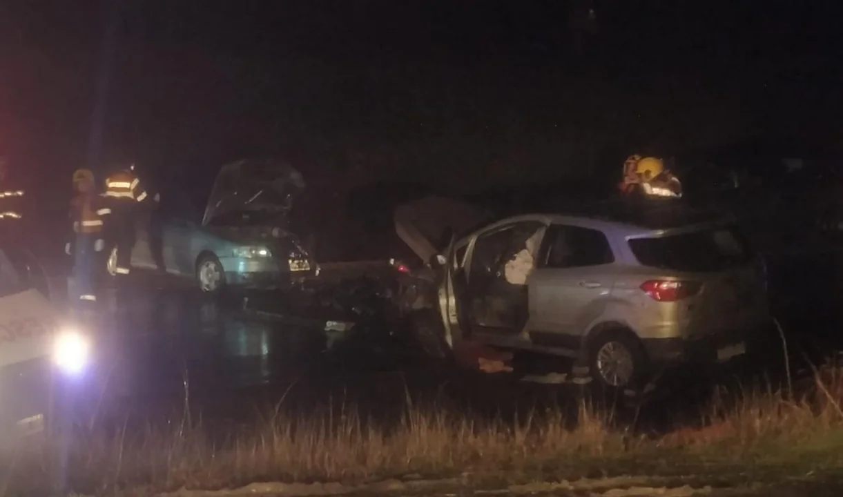 Choque frontal en Ruta 40: dos lesionados y un conductor con alcoholemia positiva