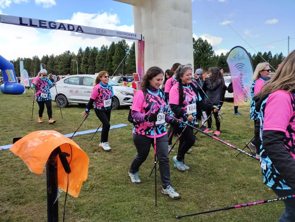 Cross de Trevelin: por primera vez con Marcha Nórdica