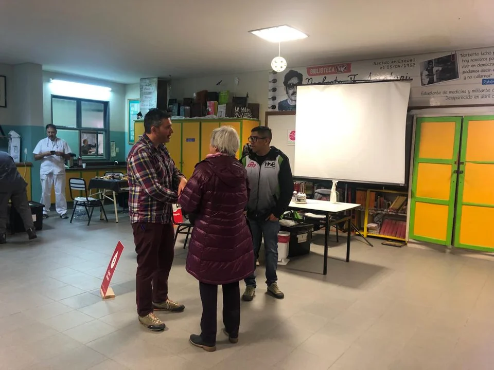 Colecta de sangre en la Escuela 713, una acción solidaria de los estudiantes