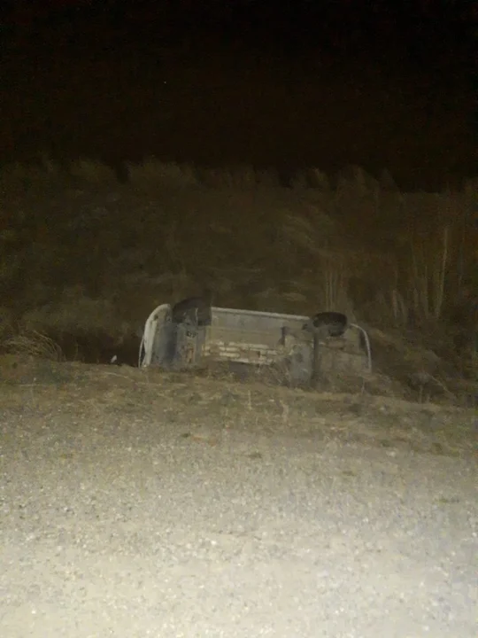Otro vuelco en la Ruta 40: Maniobró porque un camión se cruzó de carril para esquivar un pozo