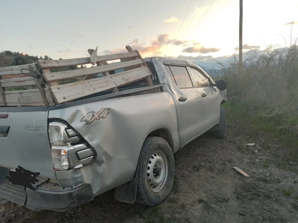Choque frontal y vuelco en la Ruta 259: Conductor ebrio involucrado en el accidente