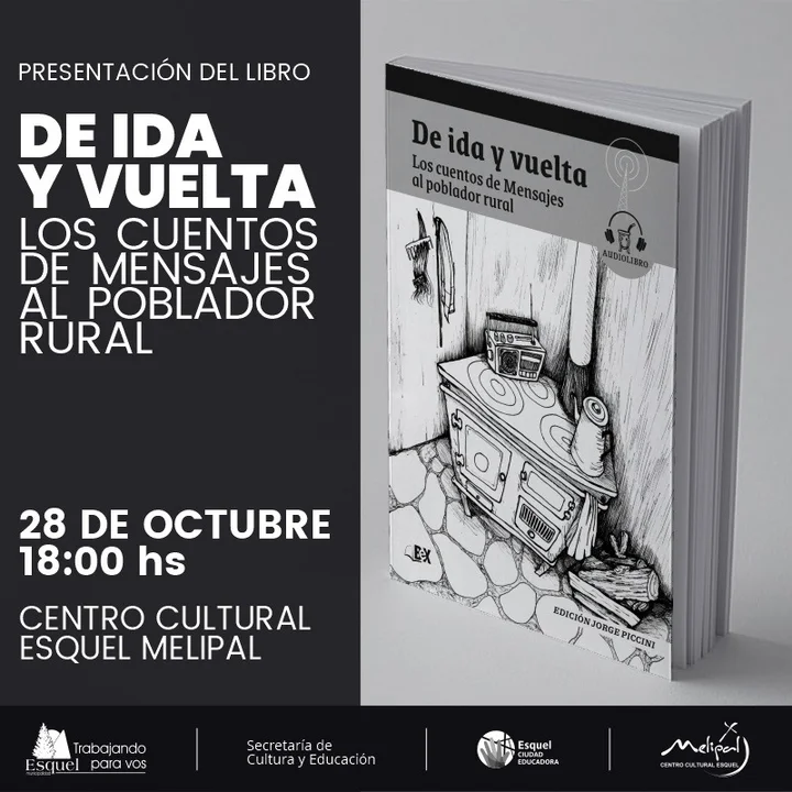 Presentan el libro "De ida y vuelta. Los cuentos de mensajes al poblador rural" en el Melipal