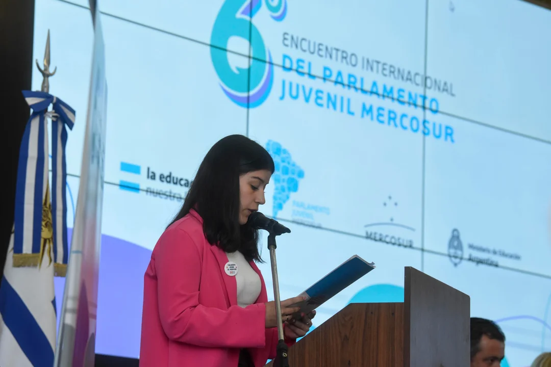 Estudiante de El Maitén representó al país en el Parlamento Juvenil del Mercosur