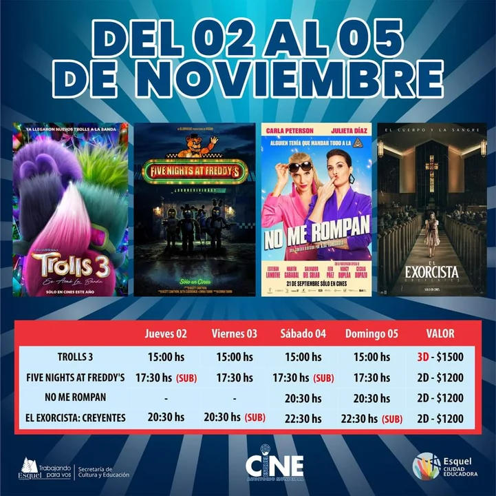 Imperdibles: Cuatro películas para disfrutar en el cine de Esquel