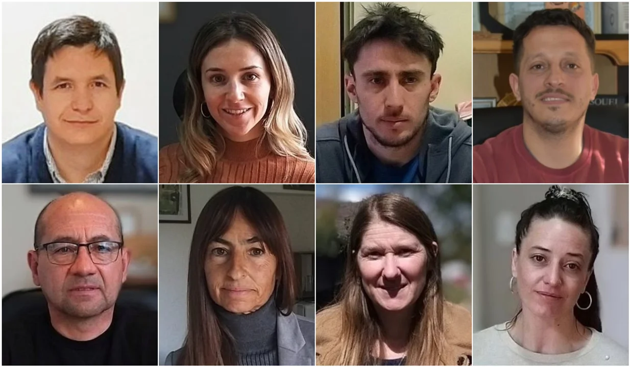 Algunos de los nuevos integrantes del Gabinete de Matías Taccetta
