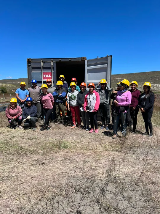 Cáritas puso en marcha la autoconstrucción de 20 viviendas en Tecka