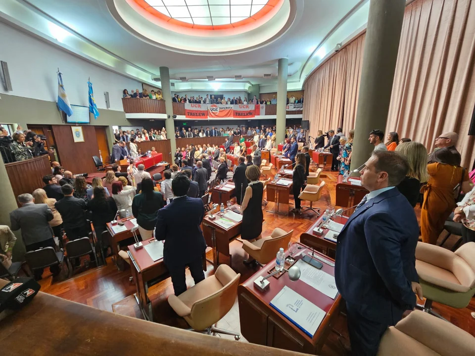 Sesión preparatoria, Legislatura de Chubut