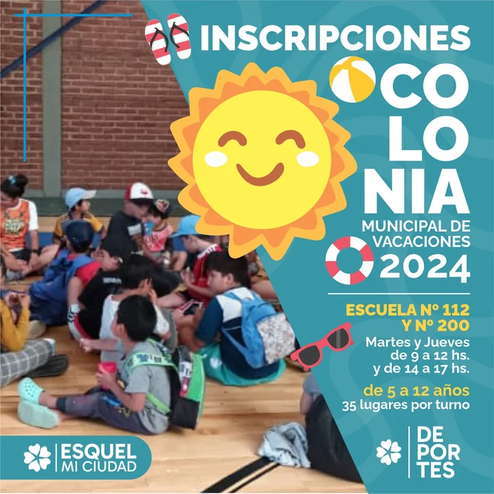 Colonia de Vacaciones en los barrios: esta semana inscriben para niños entre 5 y 12 años