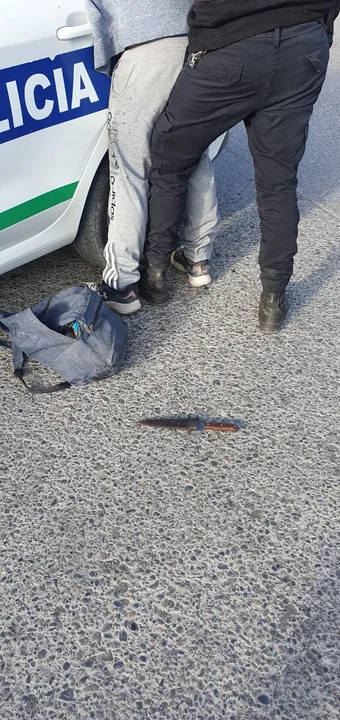 Sacó un cuchillo en una discusión y fue demorado