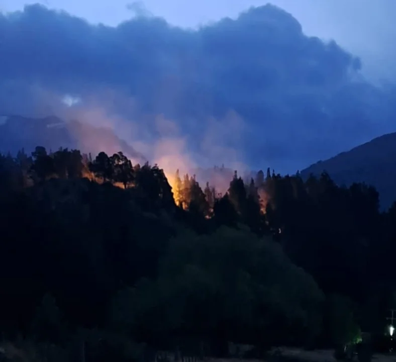 Brigadistas lograron controlar dos incendios forestales en la zona de Trevelin