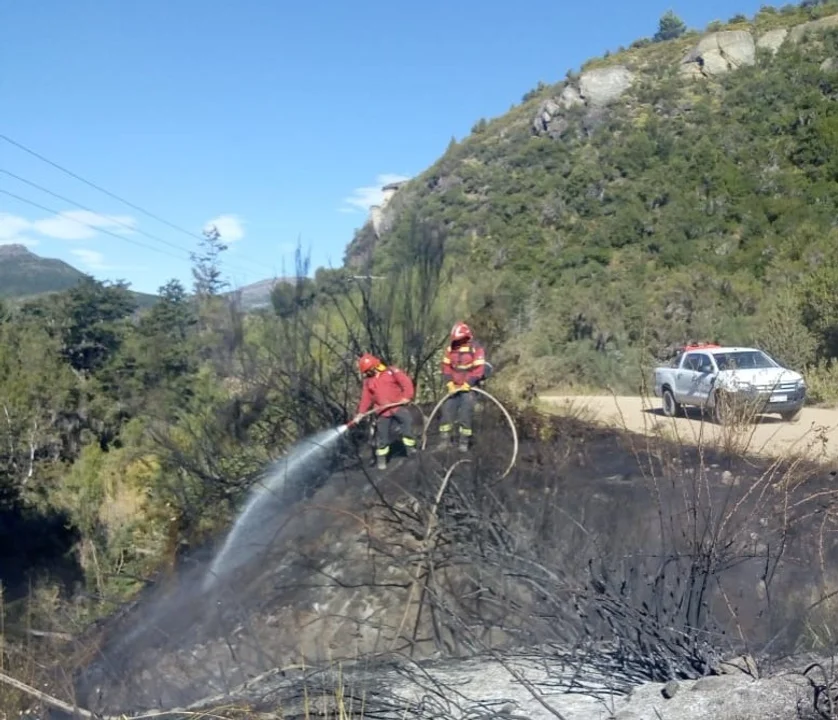 Brigadistas de Chubut lograron extinguir un incendio forestal en Carrenleufú