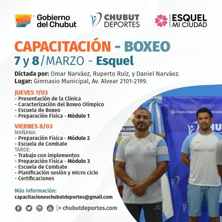 El ex campeón mundial de boxeo Omar Narváez dictará una capacitación en Esquel