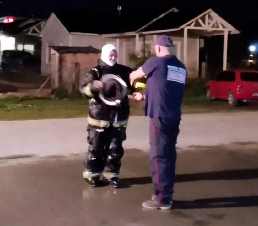 Por primera vez una mujer es jefa del Cuerpo Activo de Bomberos de Cholila