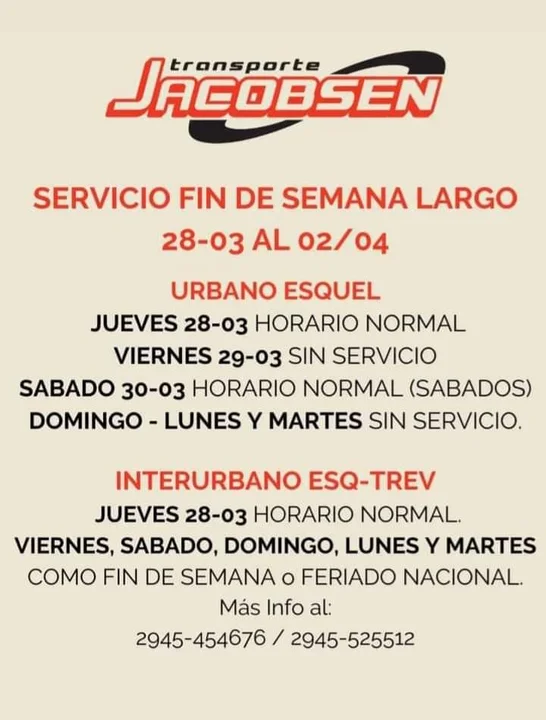 ¿Cómo funcionará el transporte urbano durante el fin de semana extra largo?