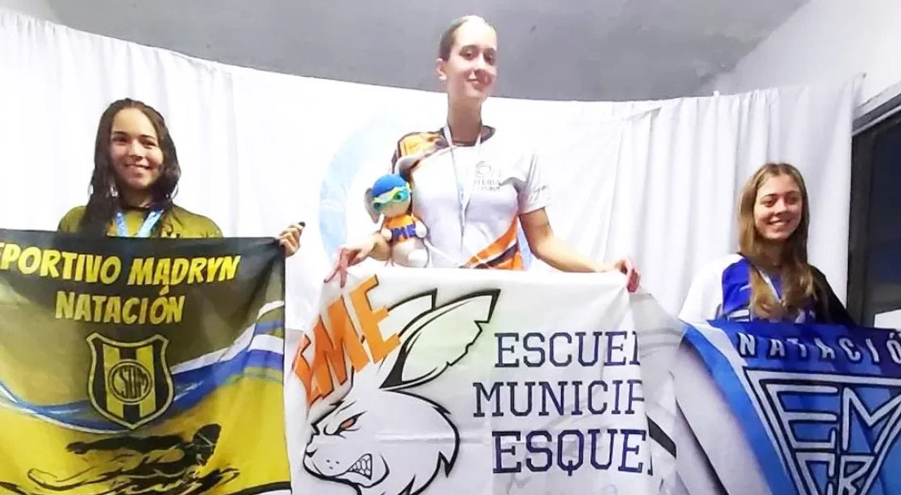 Iara Roberts obtuvo seis medallas en el Torneo Provincial de Natación en Rawson