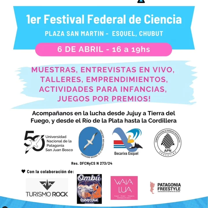 Esquel tendrá su primer Festival Federal de Ciencia